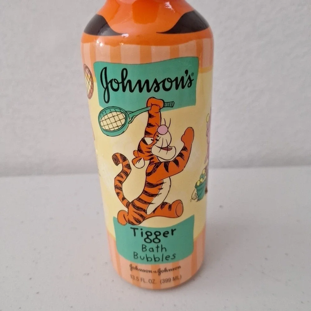 Vtg NEW FULL 1992 Johnson & Johnson TIGGER Bubble Bath‎ Collector's - Disney